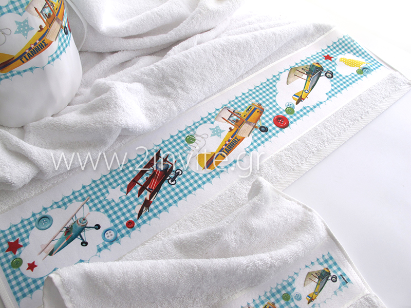 vintage airplanes petseta set close up